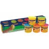 (405) JOVI PLASTILINA BOTE 110GR SOFT DOUGH BLANDIVER COLORES SURTIDOS ESTUCHE 5 UD