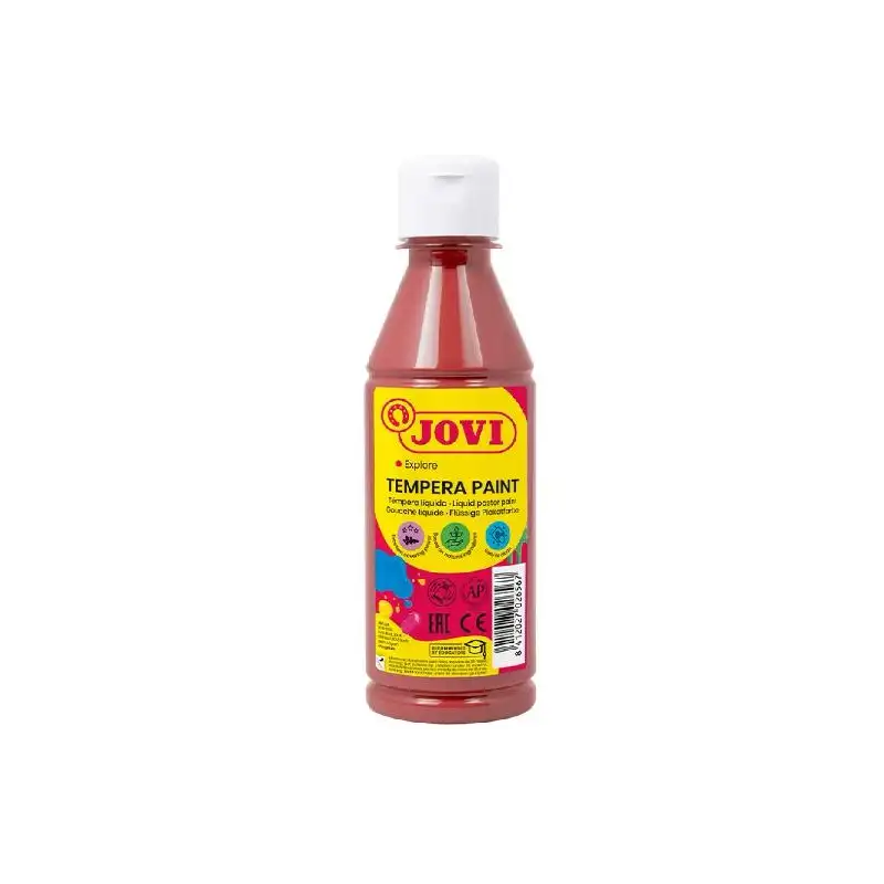 (50212) JOVI TÉMPERA LÍQUIDA MARRÓN BOTELLA DE 250ML