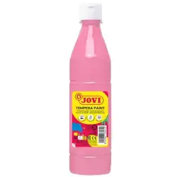 (50605) JOVI TÉMPERA LÍQUIDA SCHOOL ROSA BOTELLA DE 500ML
