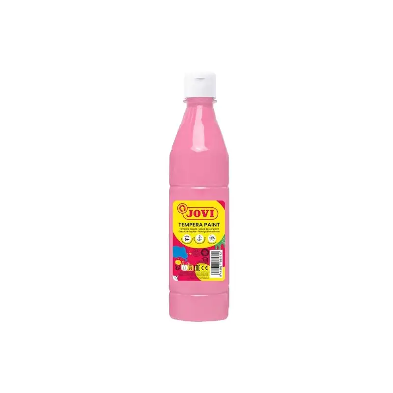 (50605) JOVI TÉMPERA LÍQUIDA SCHOOL ROSA BOTELLA DE 500ML
