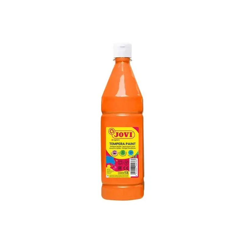 (51106) JOVI TÉMPERA LÍQUIDA PAINT NARANJA BOTELLA 1000ML