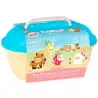 (KW2203) JOVI COFRE KAWAII 24 PASTILLAS PLASTILINA 15GR + TROQUELADO0S + 3 ESPÁTULAS DE COLORES