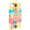 (KW800/12) JOVI ACUARELAS KAWAII EN PASTILLAS 22MM CON PINCEL C/SURTIDOS ESTUCHE 12 UD