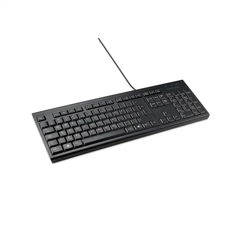 (K63727ES) KENSINGTON TECLADO USB KB100 EQ QWERTY ESPAÑOL NEGRO