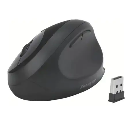 (K75404EU) KENSINGTON RATÓN PRO FIT ERGONÓMICO VERTICAL INALÁMBRICO PILAS 800/1200/1600 PPP DIESTRO 6 BOTONES NEGRO