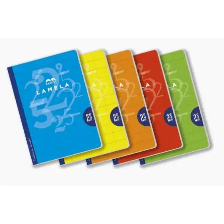 (06A402S) LAMELA LIBRETA GRAPADA 50H A4 90GR CUADROVÍA 2