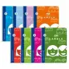 (07F004) LAMELA CUADERNO ESPIRAL 80H FOLIO 70GR CUADROVÍA 4MM C/MARGEN CUBIERTA BÁSICA C/SURTIDOS
