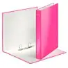 (42410123) LEITZ CARPETA WOW ANILLAS MIXTAS 2X25 MM A4+ CARTÓN FORRADO PLASTIFICADO FUCSIA