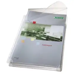 (47573003) LEITZ FUNDAS MULTITALADRO FUELLE CON SOLAPA 11 TALADROS 5 BOLSAS