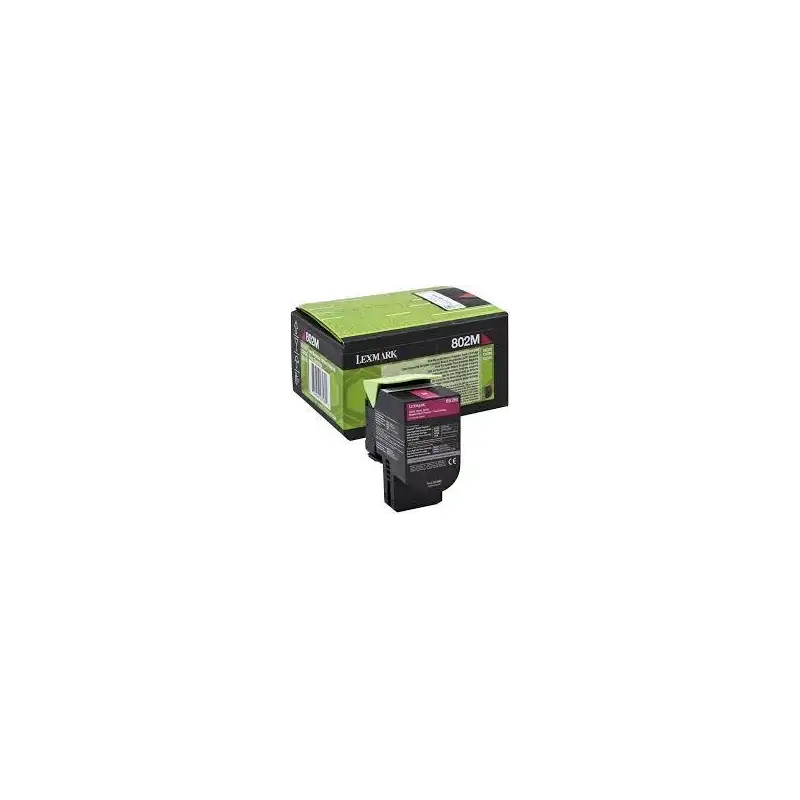 (80C20M0) LEXMARK 802M TONER RETORNABLE MAGENTA (1K)