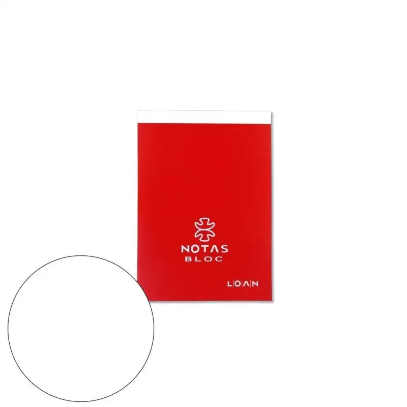 (T-512/B) LOAN TALONARIO BLOC DE NOTAS DOCEAVO BLANCO