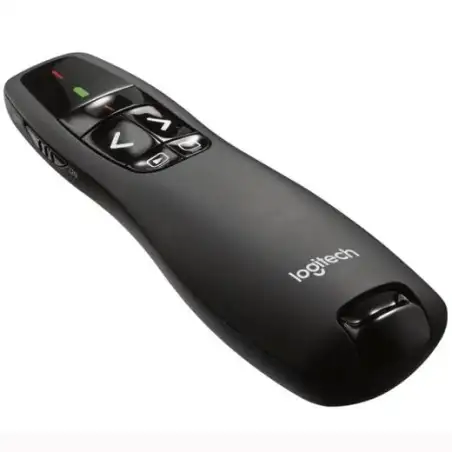 (910-001356) LOGITECH PUNTERO R400 LASER ROJO INALÁMBRICO NEGRO
