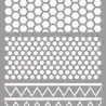 (090014) LA PAJARITA STENCIL ST-14 PLANTILLA DECORATIVA MODELO TEXTURES