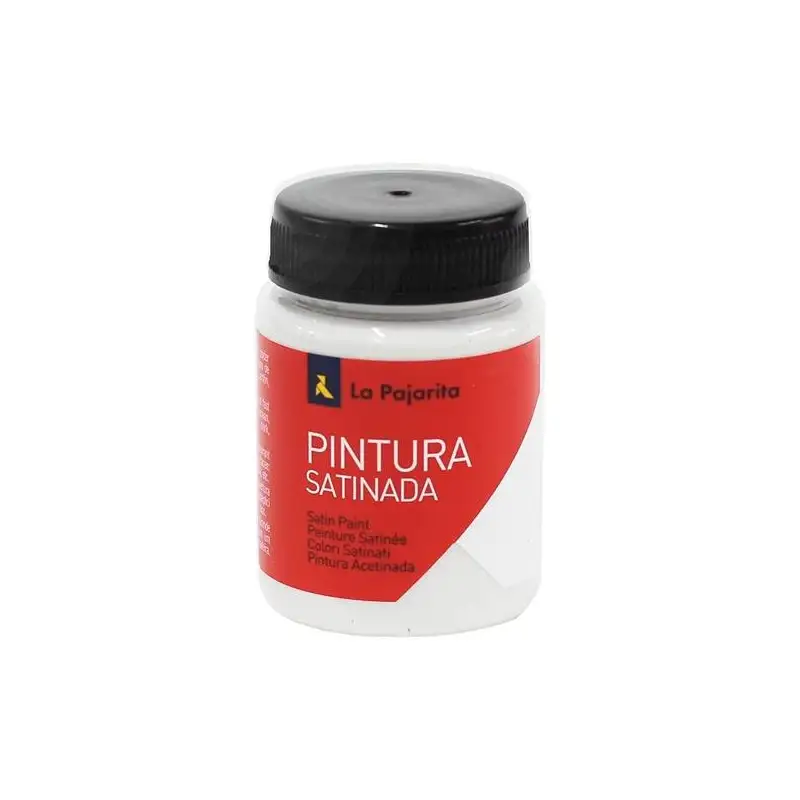 (110122) LA PAJARITA TÉMPERA ESCOLAR BOTE DE 35ML SATINADA BLANCO L-21