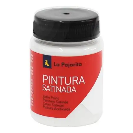 (110122) LA PAJARITA TÉMPERA ESCOLAR BOTE DE 35ML SATINADA BLANCO L-21