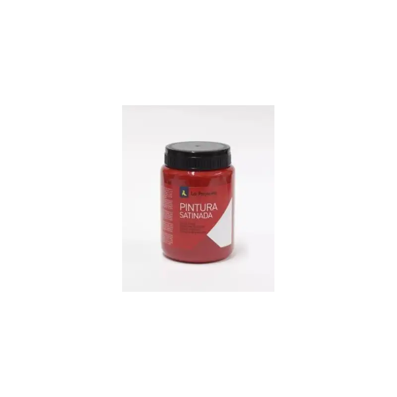 (110322) LA PAJARITA TÉMPERA ESCOLAR BOTE DE 35ML SATINADA ROJO BERMELLON L-07
