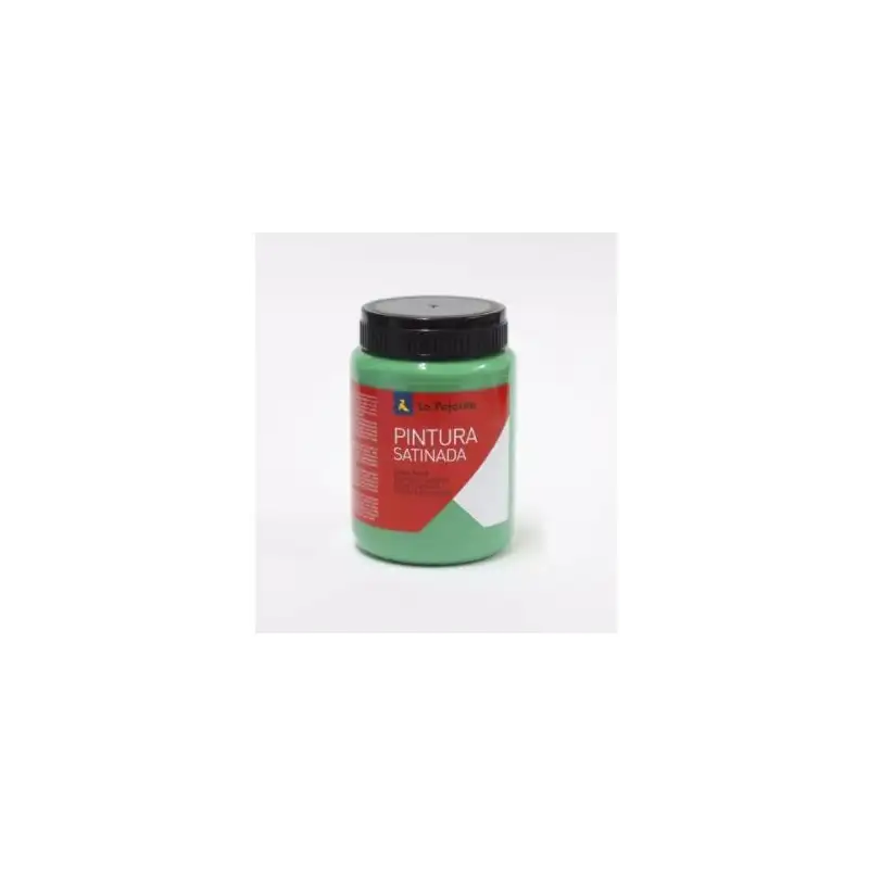 (110522) LA PAJARITA TÉMPERA ESCOLAR BOTE DE 35ML SATINADA VERDE VIVO L-17