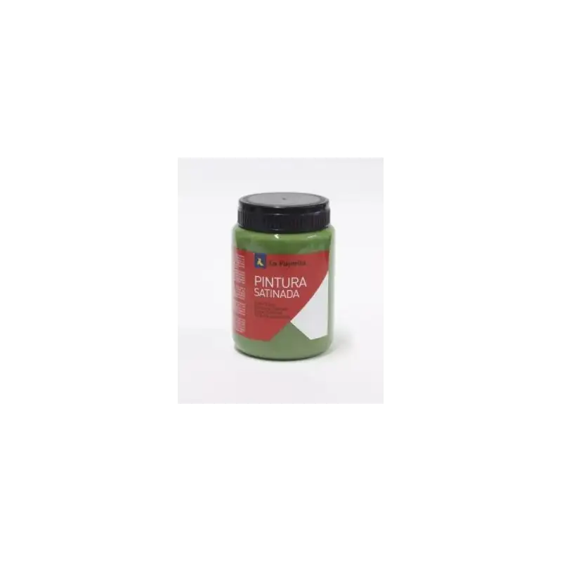 (110822) LA PAJARITA TÉMPERA ESCOLAR BOTE DE 35ML SATINADA VERDE MONTE L-16