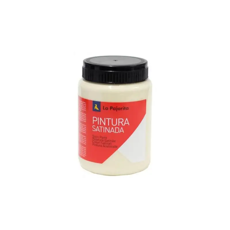 (112913) LA PAJARITA PINTURA SATINADA L-25 BOTE DE 375ML MARFIL