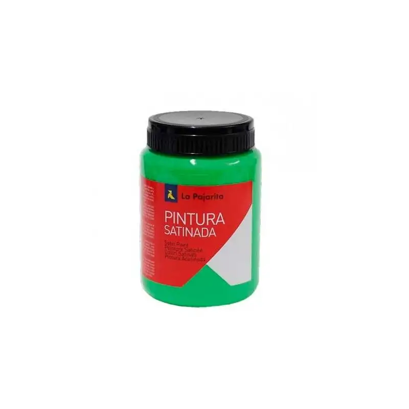 (169713) LA PAJARITA TÉMPERA ESCOLAR BOTE DE 375ML VERDE CESPED TURQUESA L-38