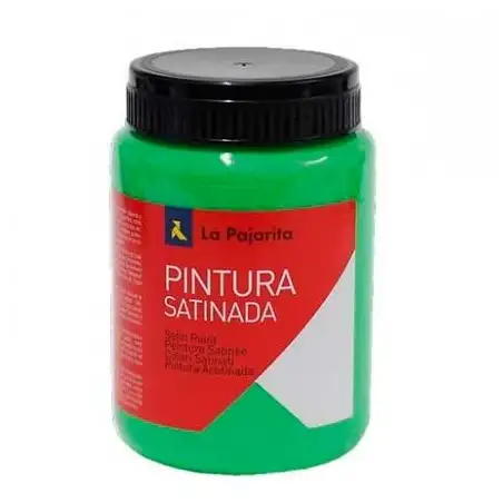 (169713) LA PAJARITA TÉMPERA ESCOLAR BOTE DE 375ML VERDE CESPED TURQUESA L-38