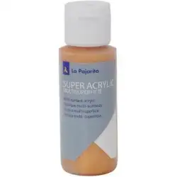 (182176) LA PAJARITA PINTURA SUPER ACRYLIC A-47 60ML ORO REAL