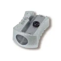 (506600) MAPED SACAPUNTAS METÁLICO CLASSIC 1 AGUJERO PLATA C/20U