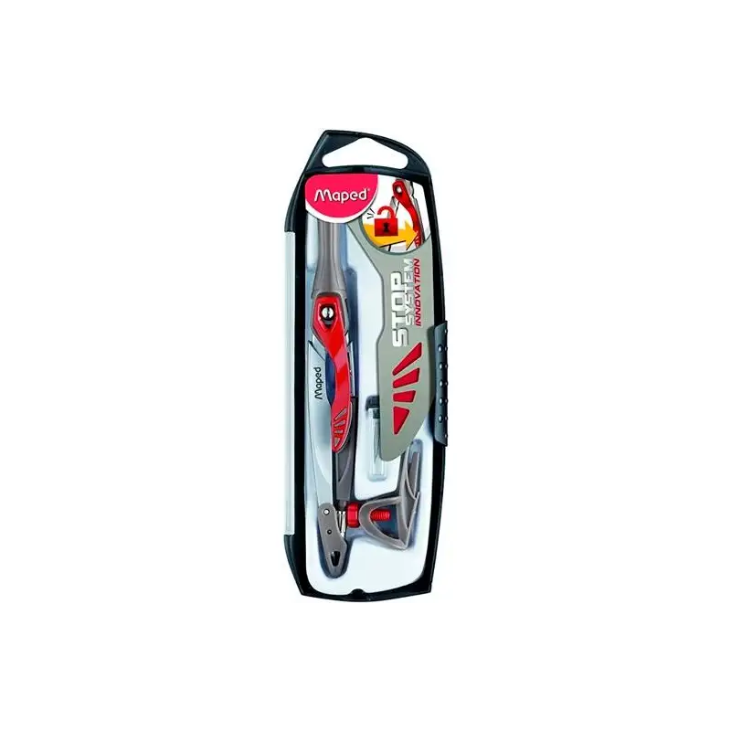 (196310) MAPED STOP SYSTEM INNOVACION COMPAS CON MINA + PACK DE MINAS + ADAPTADOR