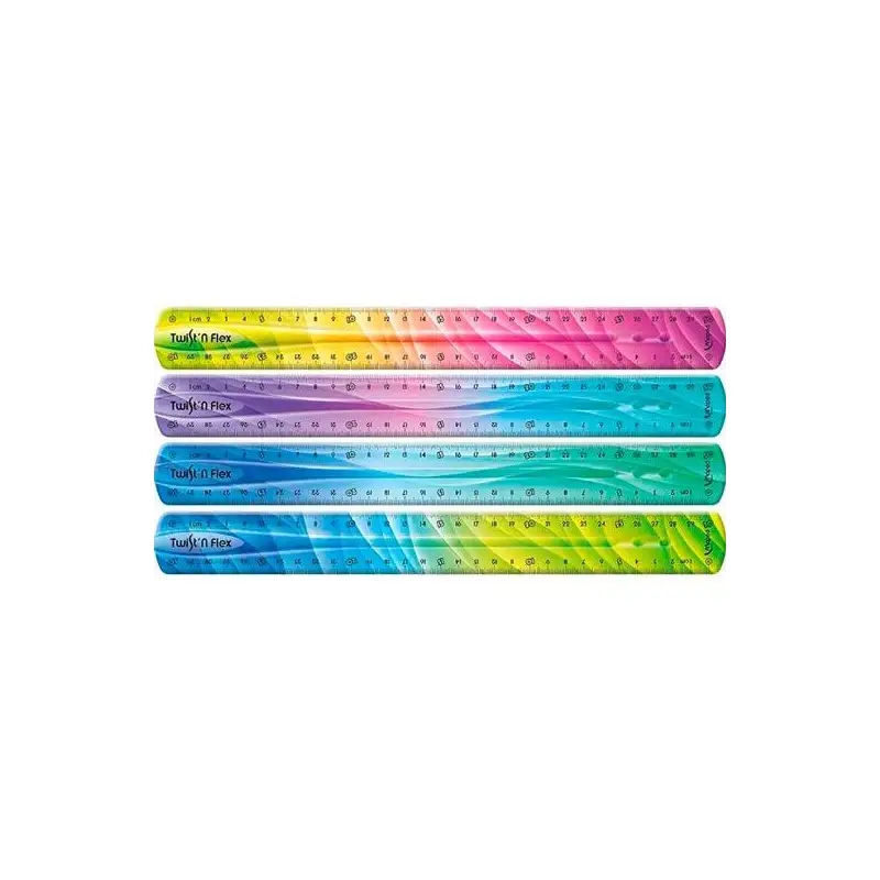 (279315) MAPED REGLA T&F DECORADAS DOBLE GRADUACIÓN 30 CM COLORES SURTIDOS