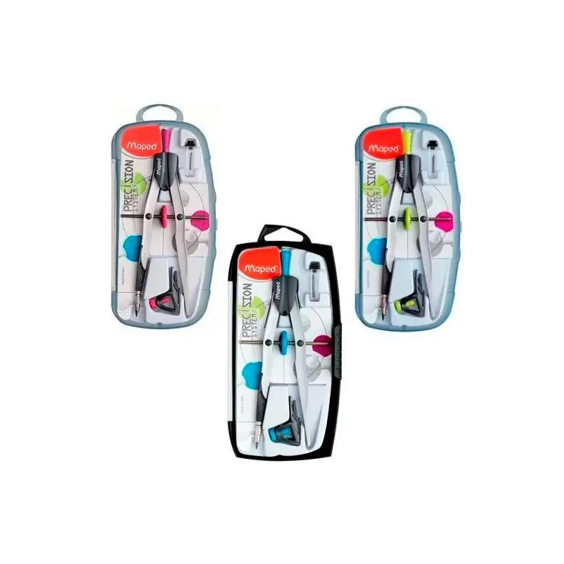 (291010) MAPED BIGOTERA GIGANTE DE METAL PRECISION SYSTEM C/ ADAPTADOR UNIVERSAL COLORES SURTIDOS
