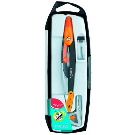 (536953) MAPED COMPÁS METAL OPEN ESTUCHE 3 PIEZAS