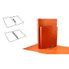 (0182N) MARIOLA CARPETA ANILLAS 2 X 40MM FOLIO CARTÓN COMPACTO GOFRADO CUERO