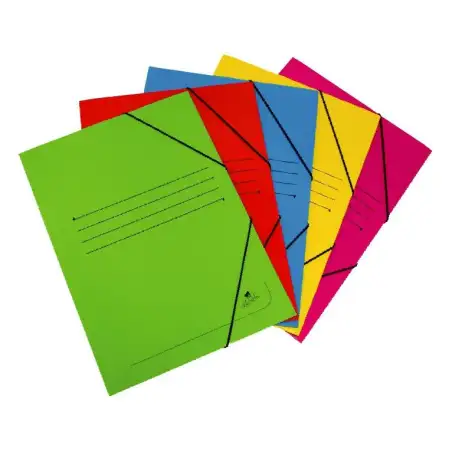 (1085RO) MARIOLA CARPETA CARTÓN 500 GR SOLAPA GOMAS FOLIO MATE ROJO -20U-