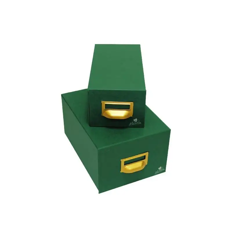 (5-1000) MARIOLA FICHERO CARTÓN FORRADO GELTEX 1000 FICHAS DE 215X160 VERDE