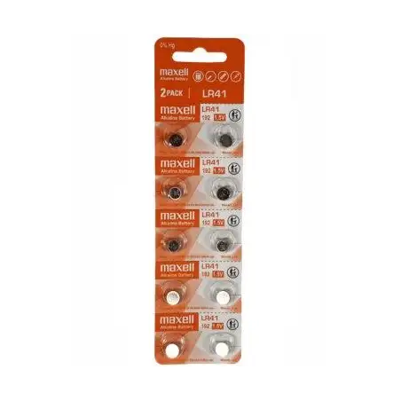(LR0041-B10 MXL) MAXELL PILAS PLANAS ALCALINAS 1
