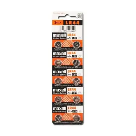 (LR0044-B10 MXL) MAXELL PILAS PLANAS ALCALINAS 1
