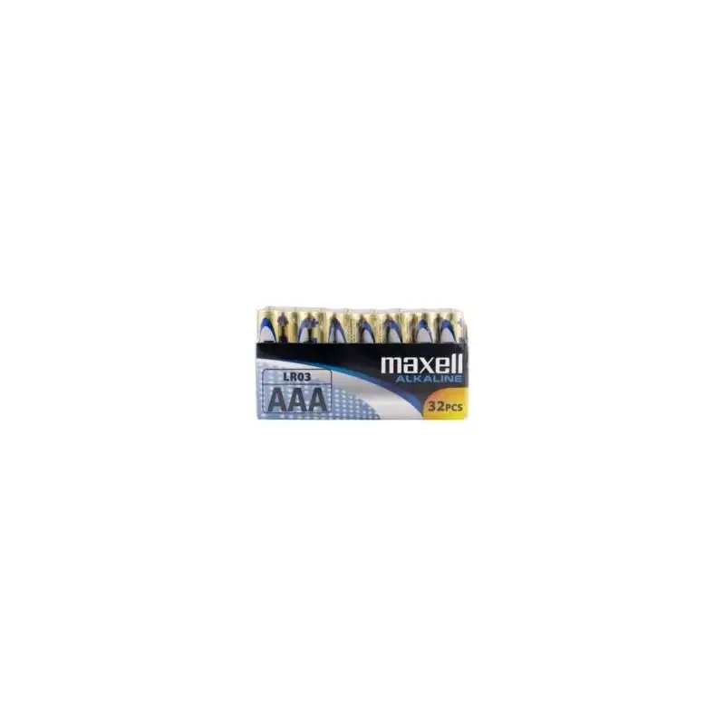 (LR03-32PK PACK SHRIN) MAXELL PILAS ALCALINAS AAA - LR03- PACK 32 UDS