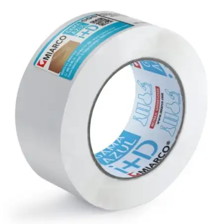(22709) MIARCO CINTA DE EMBALAJE GAMA AZUL ROLLO 48X132 BLANCO