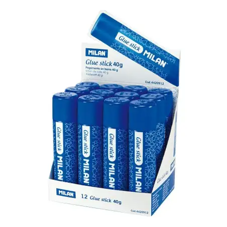 (4420912) MILAN PEGAMENTO BARRA 40GR CAJA EXPOSITORA -12UD-