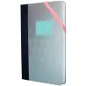 (57052SGR) MILAN LIBRETA PAPERBOOK MEDIANA 208 PAG PAUTADO CIERRE CON GOMA 21X14