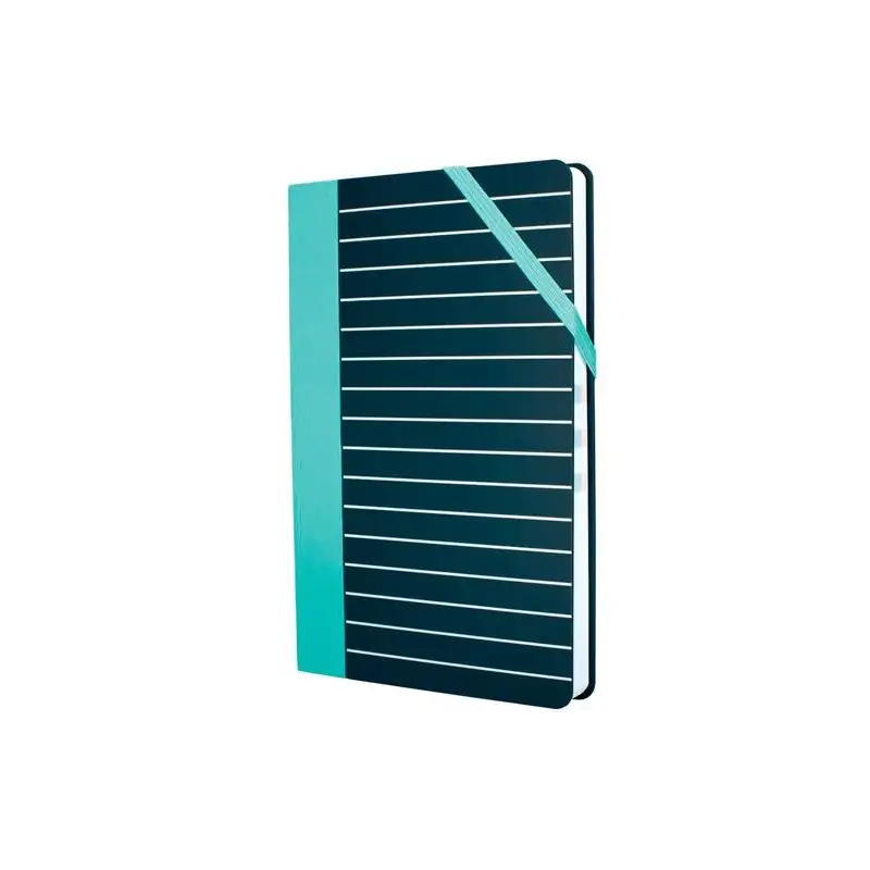 (57053ST) MILAN LIBRETA PAPERBOOK MEDIANA 208 PAG CUADRÍCULA CIERRE CON GOMA 21X14