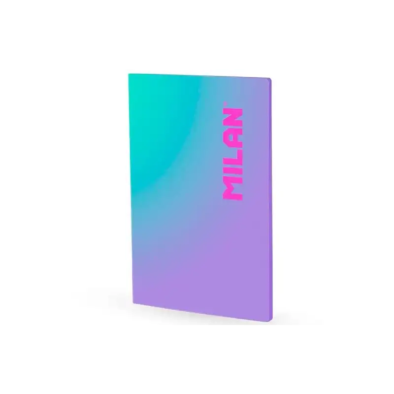 (57243L48SNPR) MILAN LIBRETA ENCOLADA A4 48H PAPEL 95GR CUADRICULA 5X5 COLECCIÓN SUNSET LILA