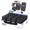 (4703116DW) MILAN AFILABORRAS COMPACT SHADOW CAJA EXPOSITORA 16 UD SACAPUNTAS DOBLE CON GOMA