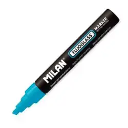 (591295212) MILAN FLUOGLASS ROTULADOR BORRABLE AZUL