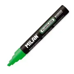 (591296012) MILAN FLUOGLASS ROTULADOR BORRABLE VERDE
