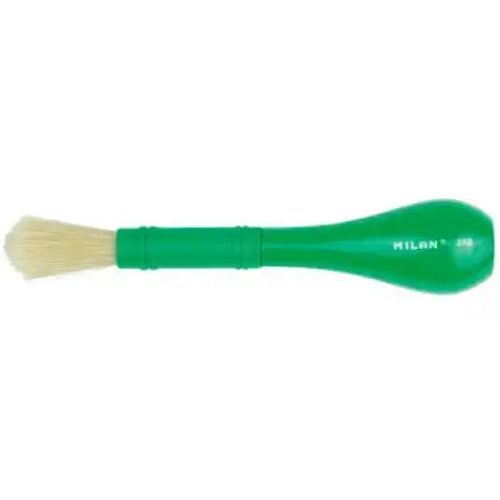 (0421300) MILAN PINCEL PELO CERDA GRUESO SERIE 213 PARA COLA Y TÉMPERA VERDE