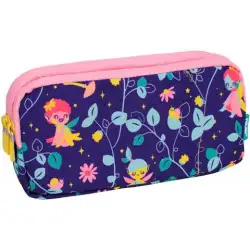 (081135FR) MILAN PORTATODO 3 CREMALLERAS SERIE ESPECIAL FAIRY TALE LILA