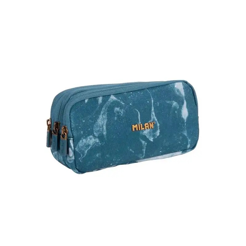 (081135LVB) MILAN PORTATODO 3 CREMALLERAS SERIE LAVA AZUL