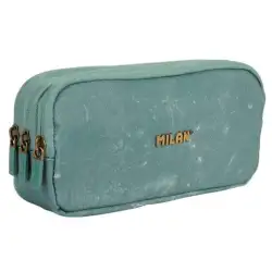 (081135LVGR) MILAN PORTATODO 3 CREMALLERAS SERIE LAVA VERDE