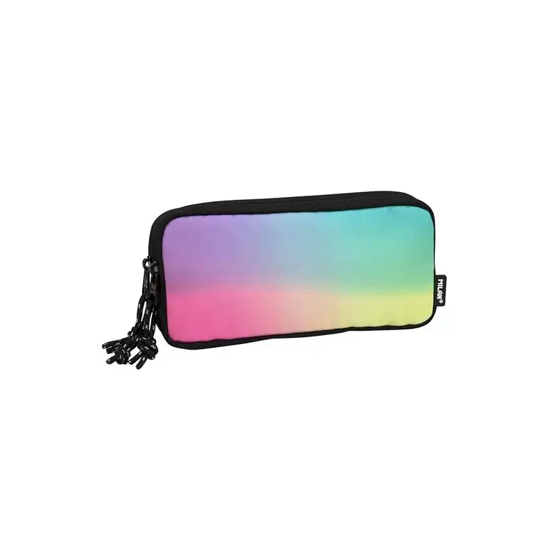 (081135SNK1) MILAN PORTATODO 3 CREMALLERAS SUNSET NEGRO
